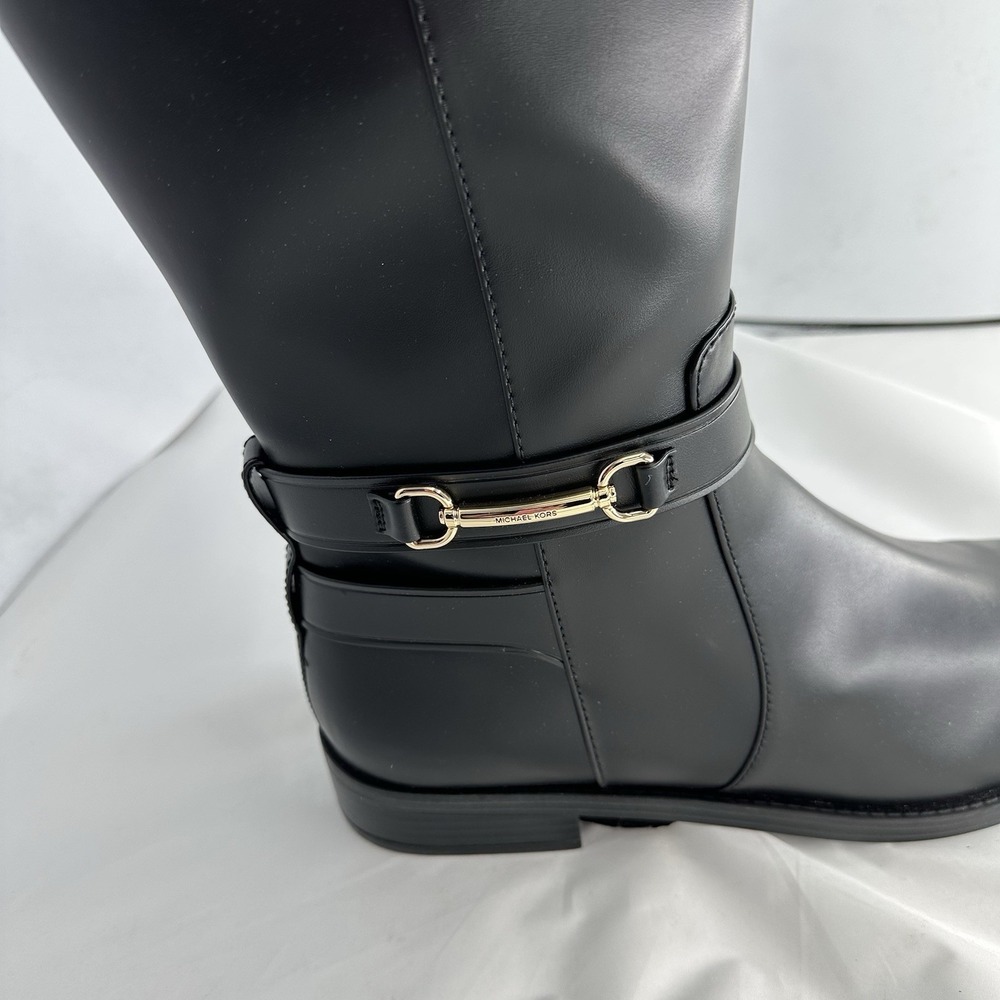 Michael Kors Carson Flat Boot Black Shoes 11 Brand New